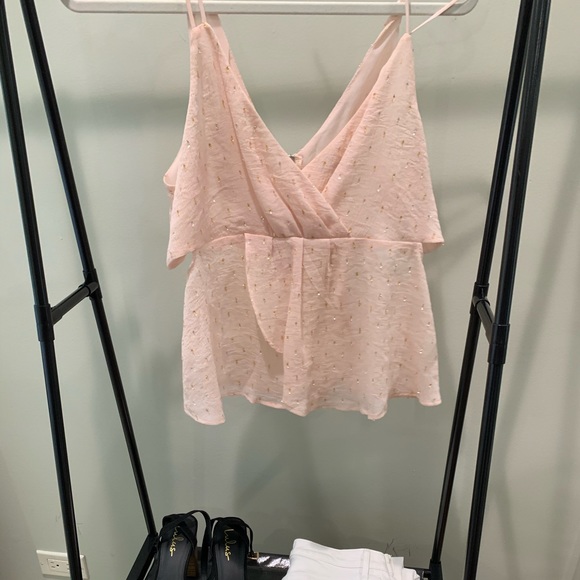 Express Pink Sheer Camisole - Picture 1 of 4